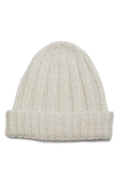 7G Wool Ribbed Beanie