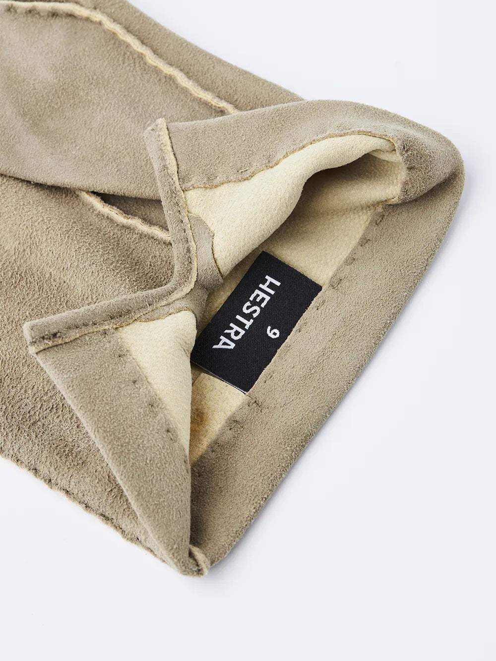 Damien Veg Tanned Chamois Unlined Gloves - Natural Gray