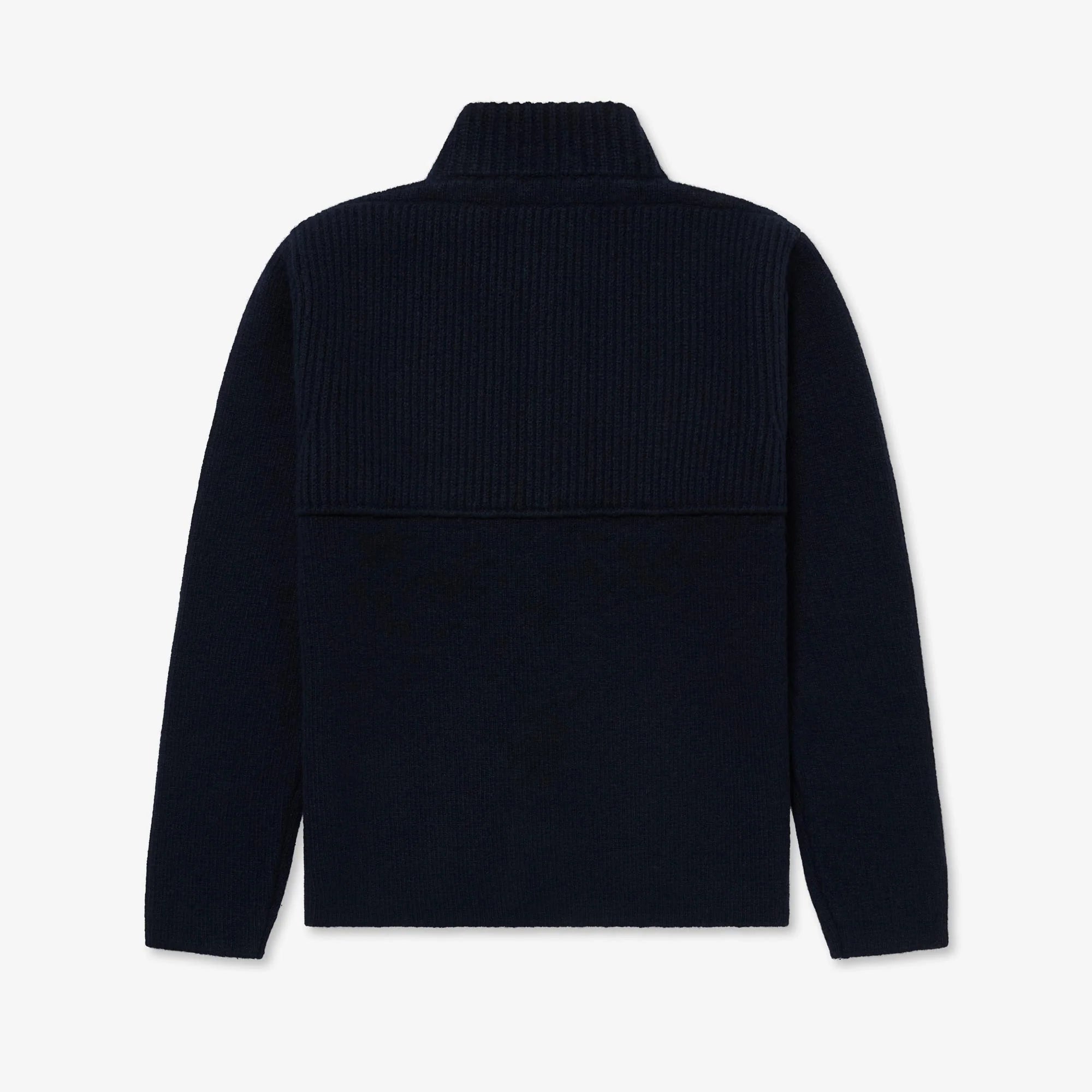 Knitted Storm Jacket - Navy