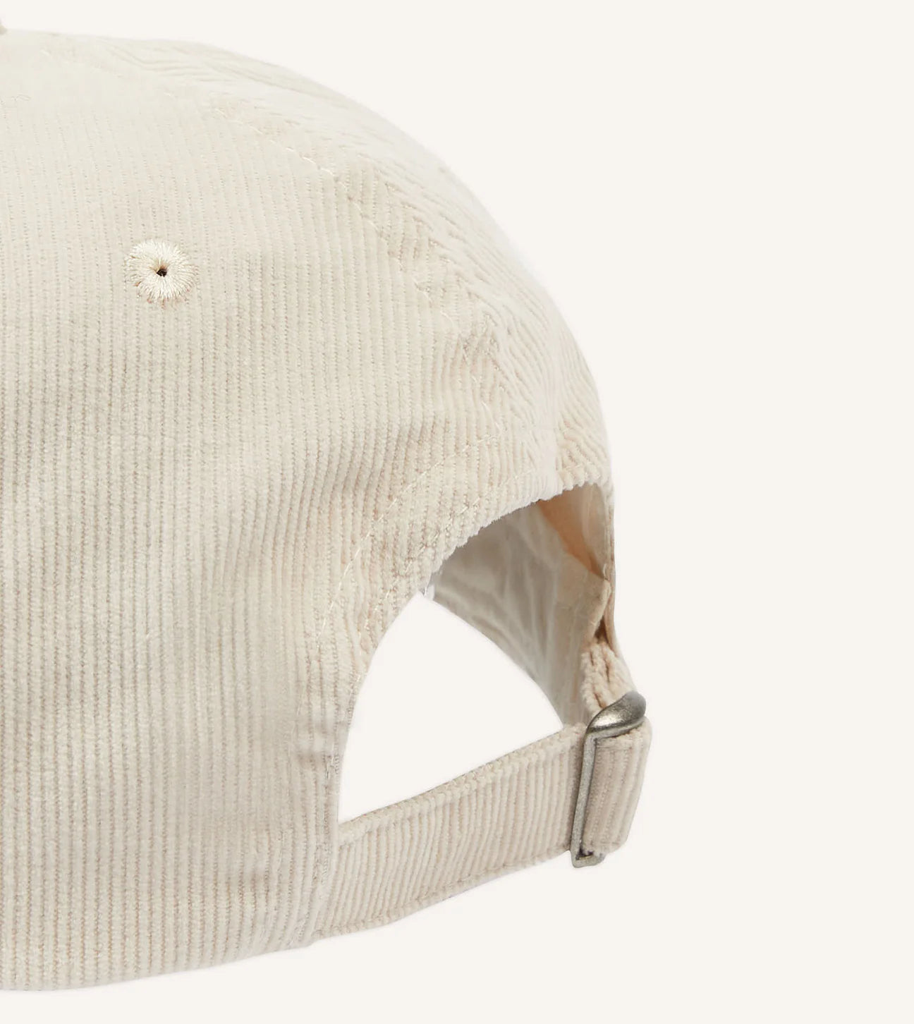 Kantha Flowers Baseball Cap - Ecru