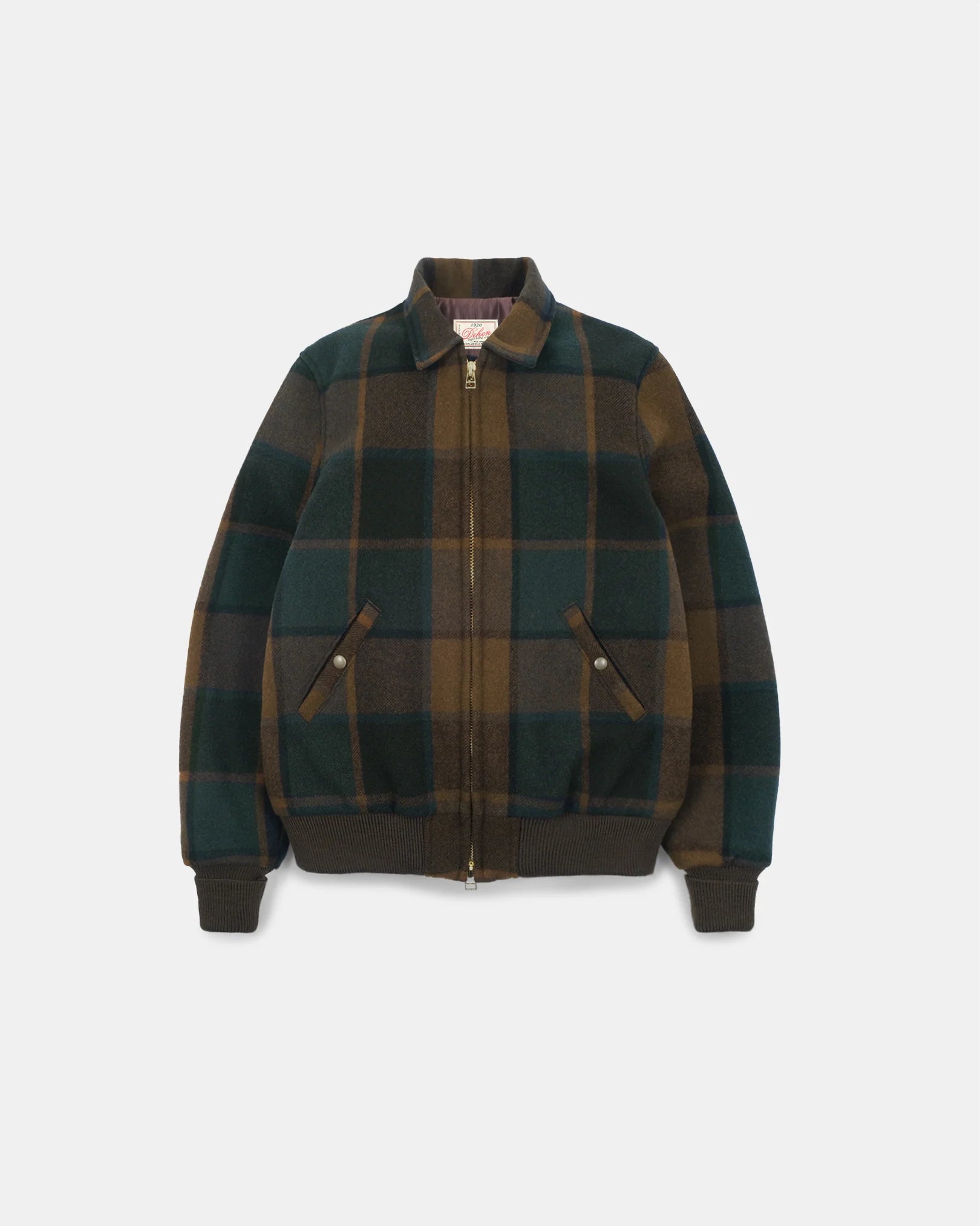 Dehen 1920 Melton Wool Weekender Jacket - Oregon Plaid