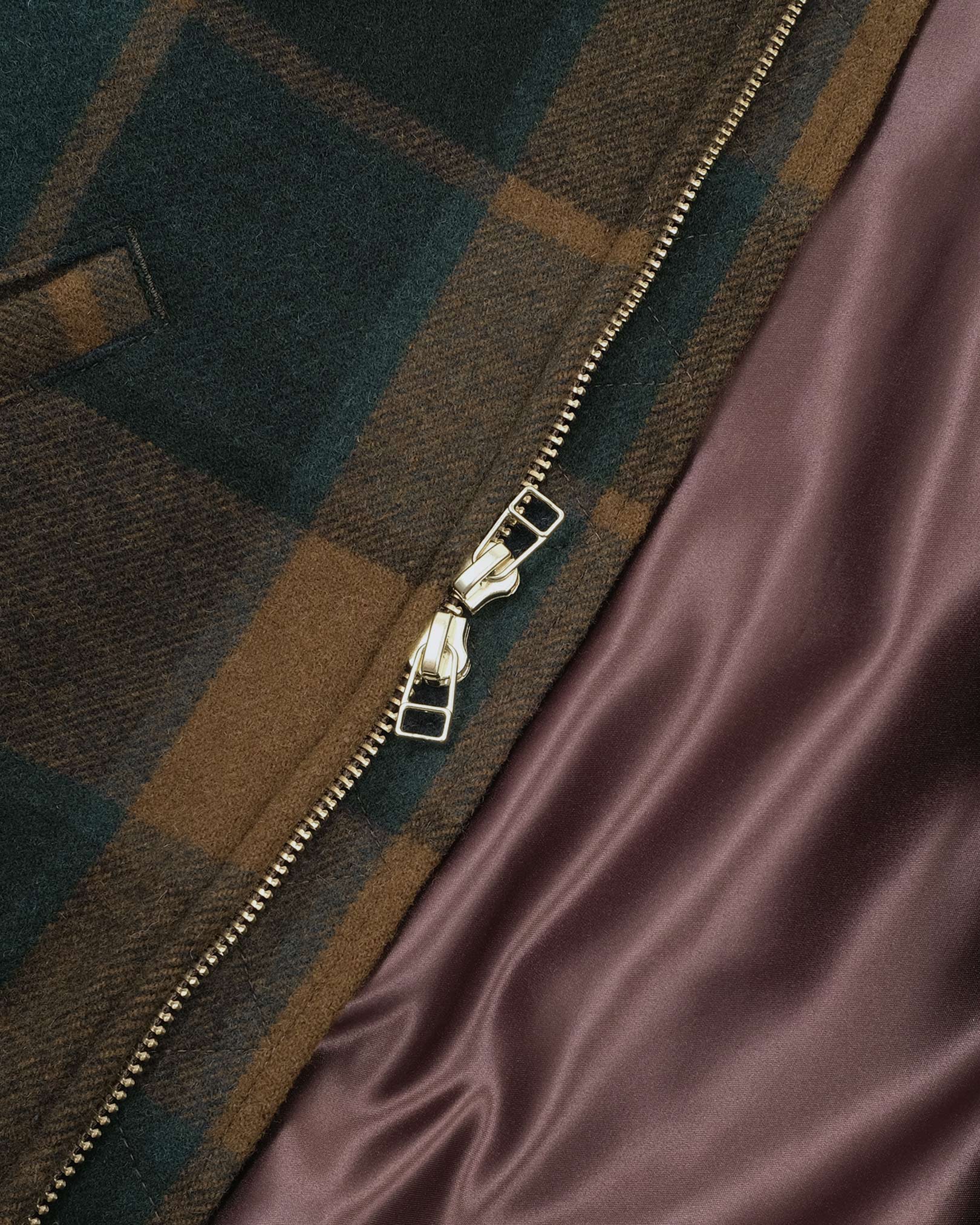 Dehen 1920 Melton Wool Weekender Jacket - Oregon Plaid