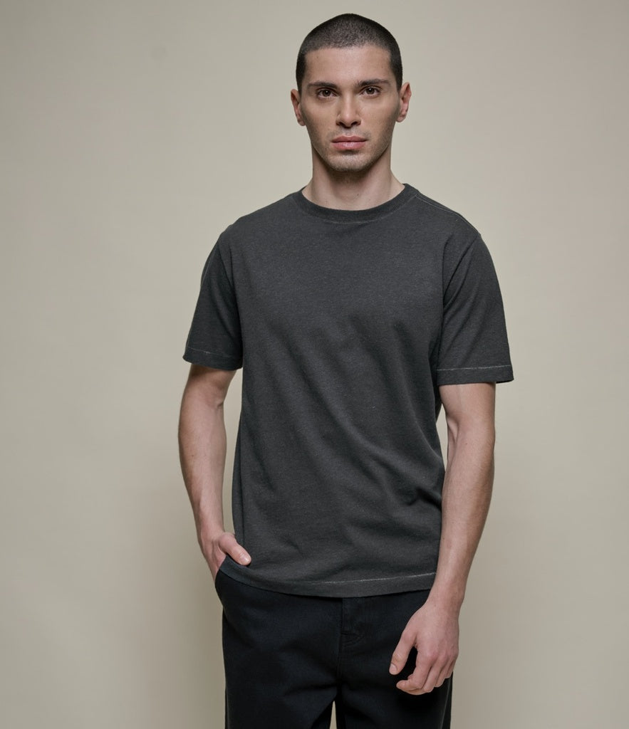 HPT01 Cotton Hemp T-Shirt - Charcoal