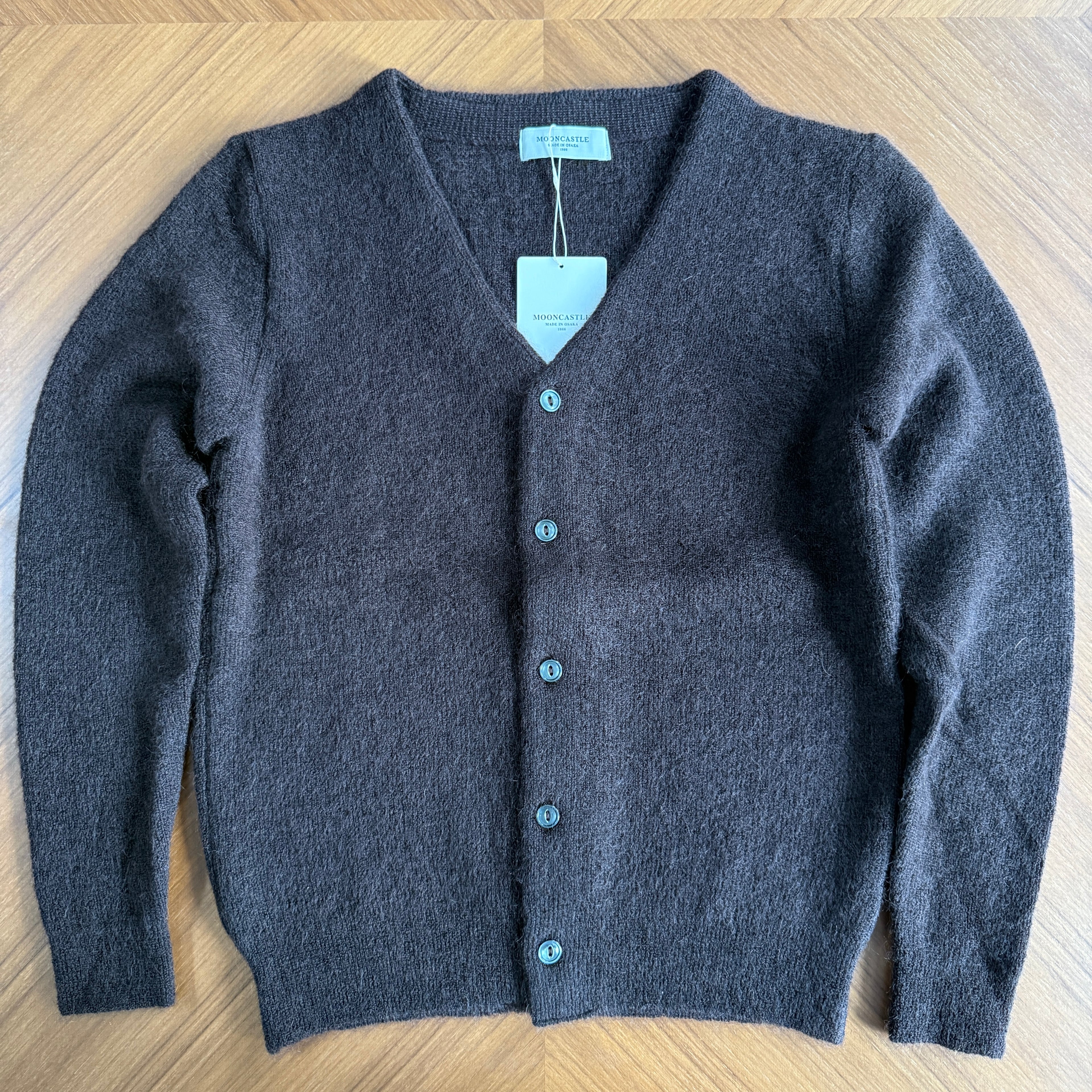 Mohair Cardigan - Brown