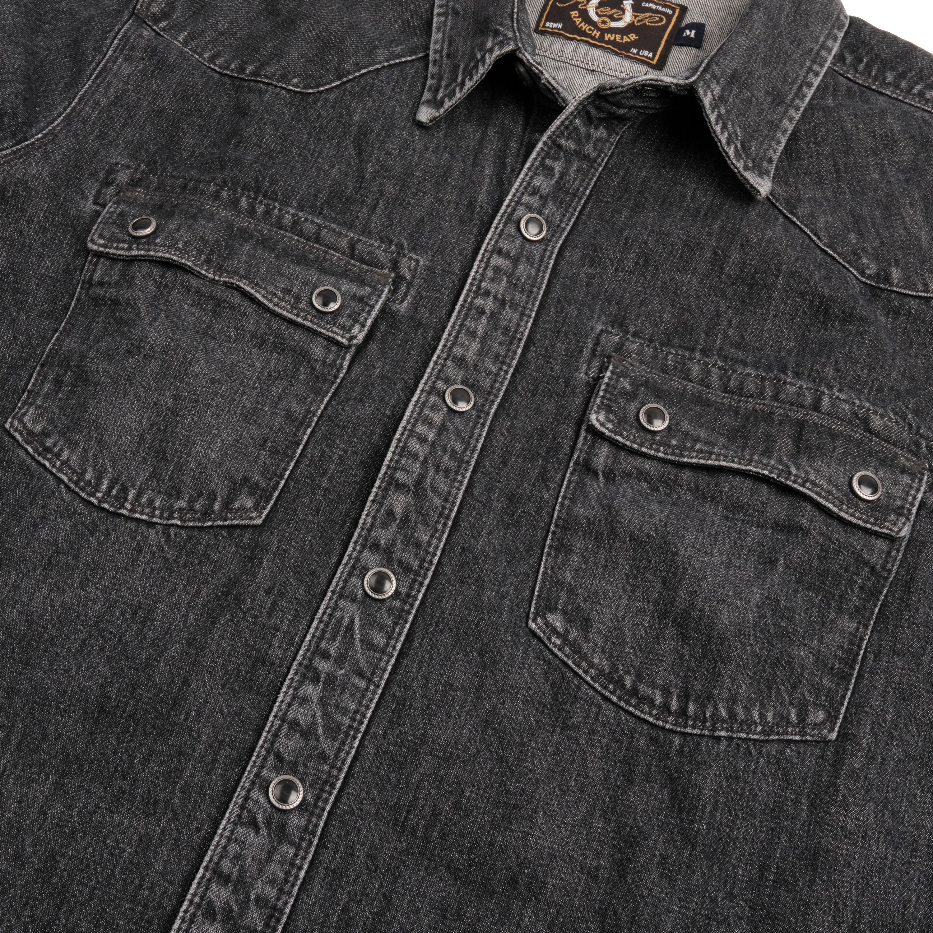 Modern Western Stone Washed Denim - Black