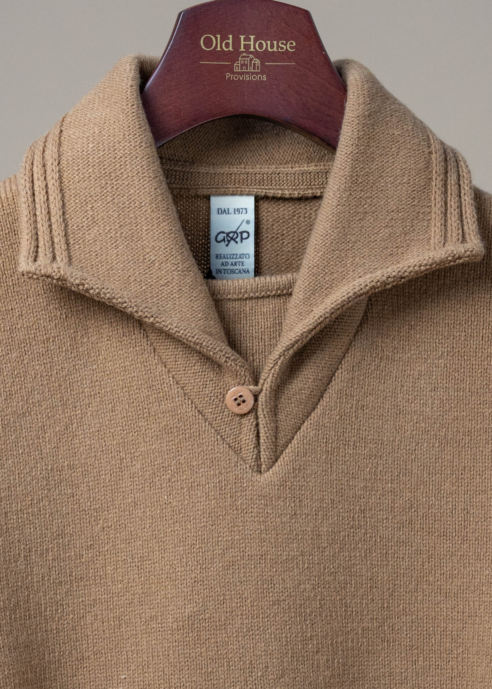 Sailor Collar Sweater - Camel