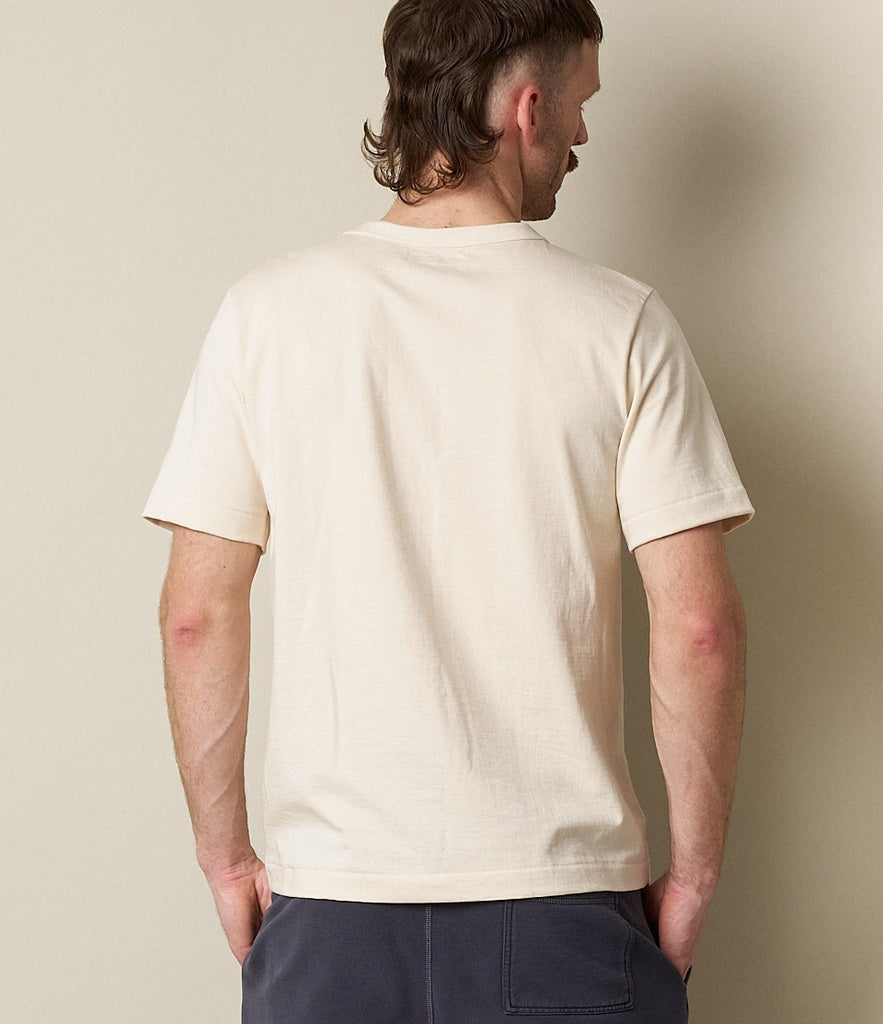 214 Loopwheeled T-Shirt - Natural