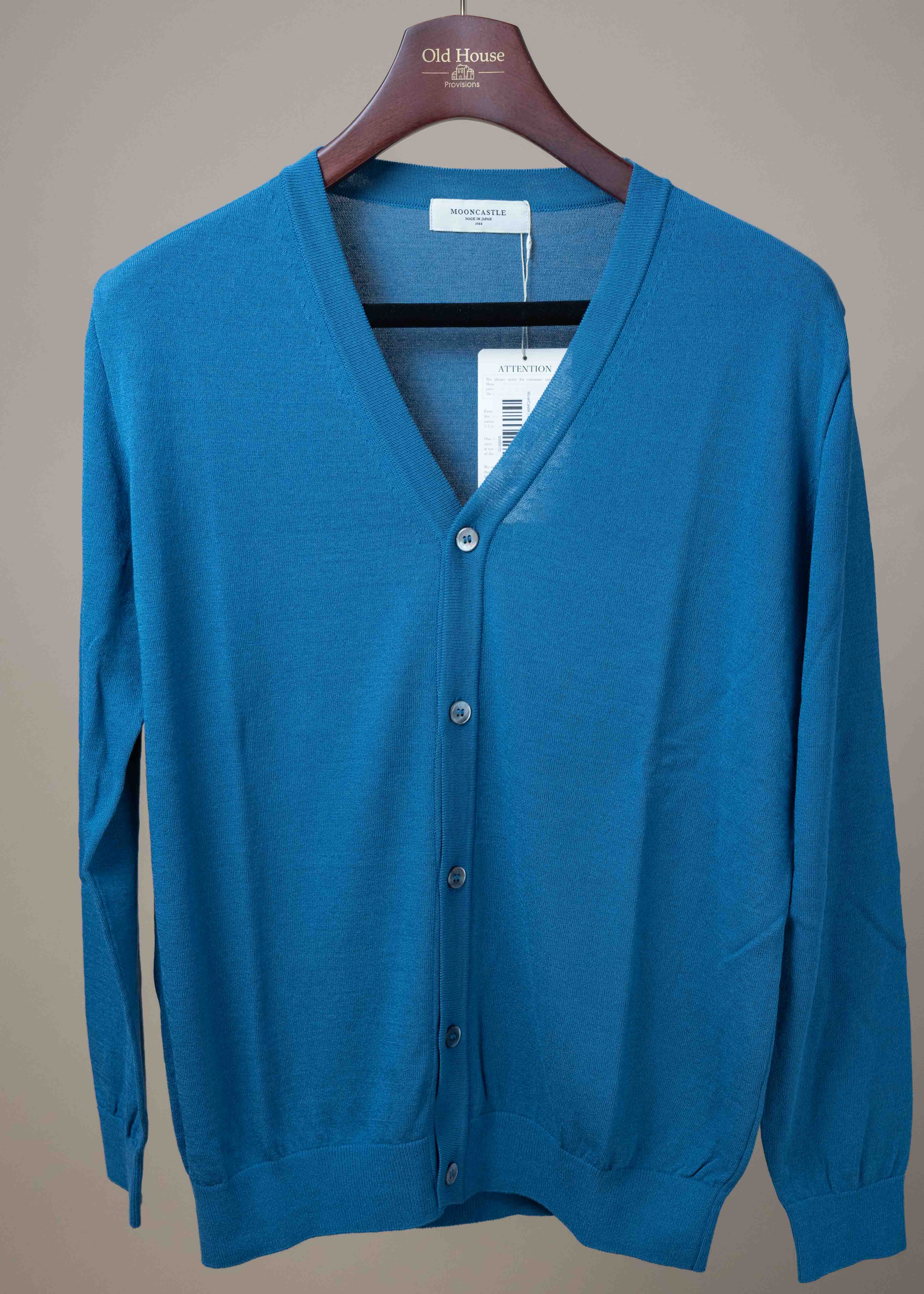 MoonCastle Ice Cotton Cardigan - Smokey Blue – Old House Provisions
