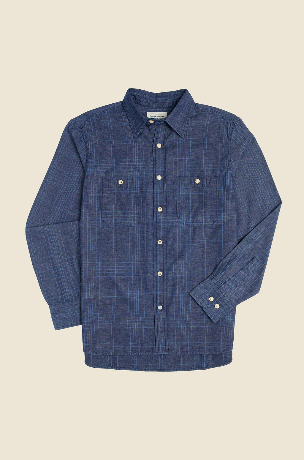 Utility Shirt - Indigo Chambray Check