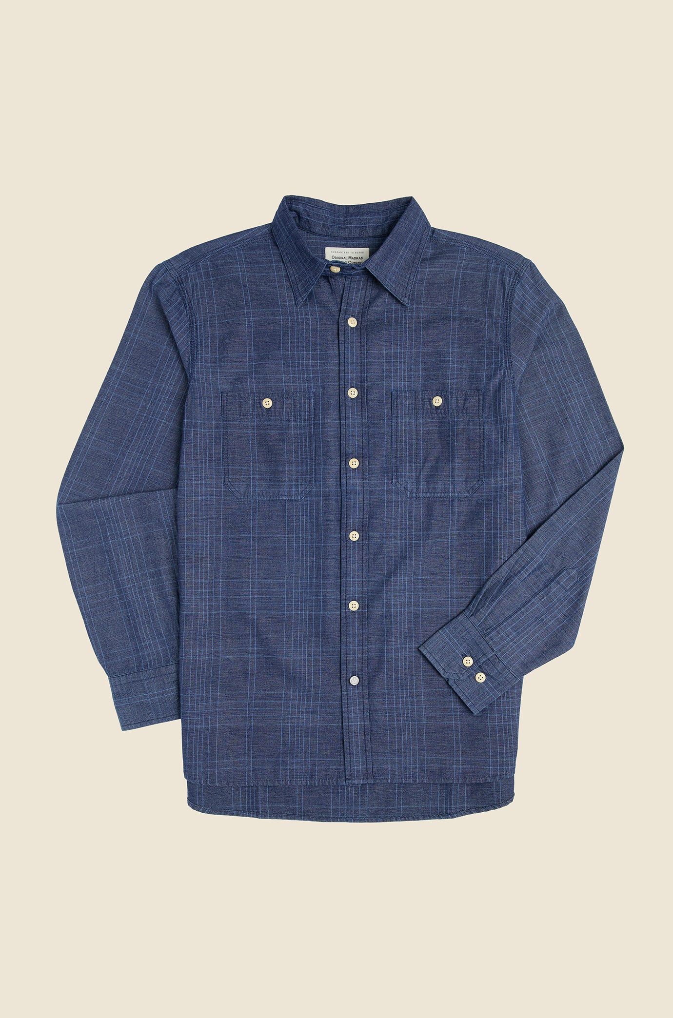 Utility Shirt - Indigo Chambray Check