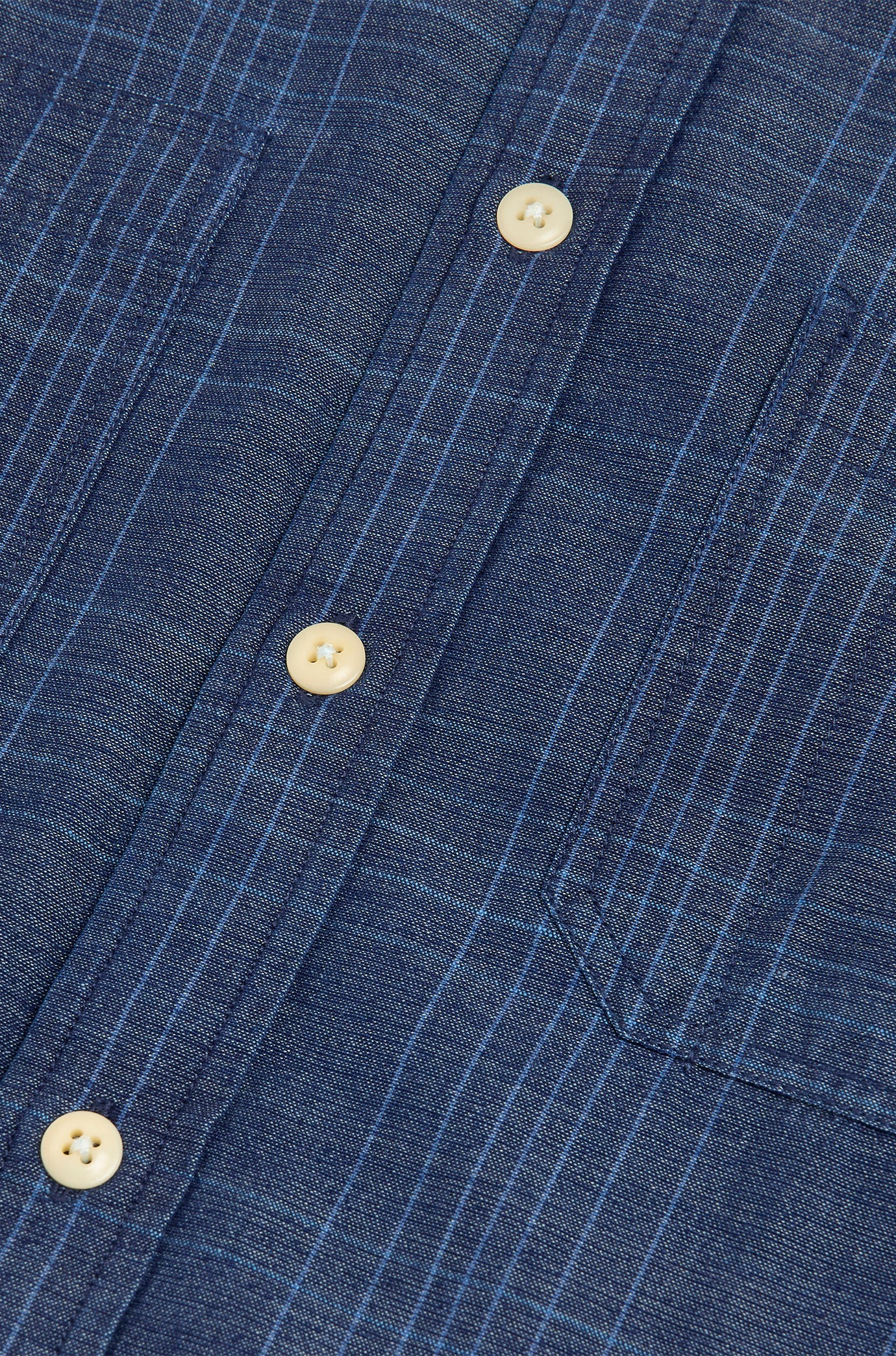 Utility Shirt - Indigo Chambray Check