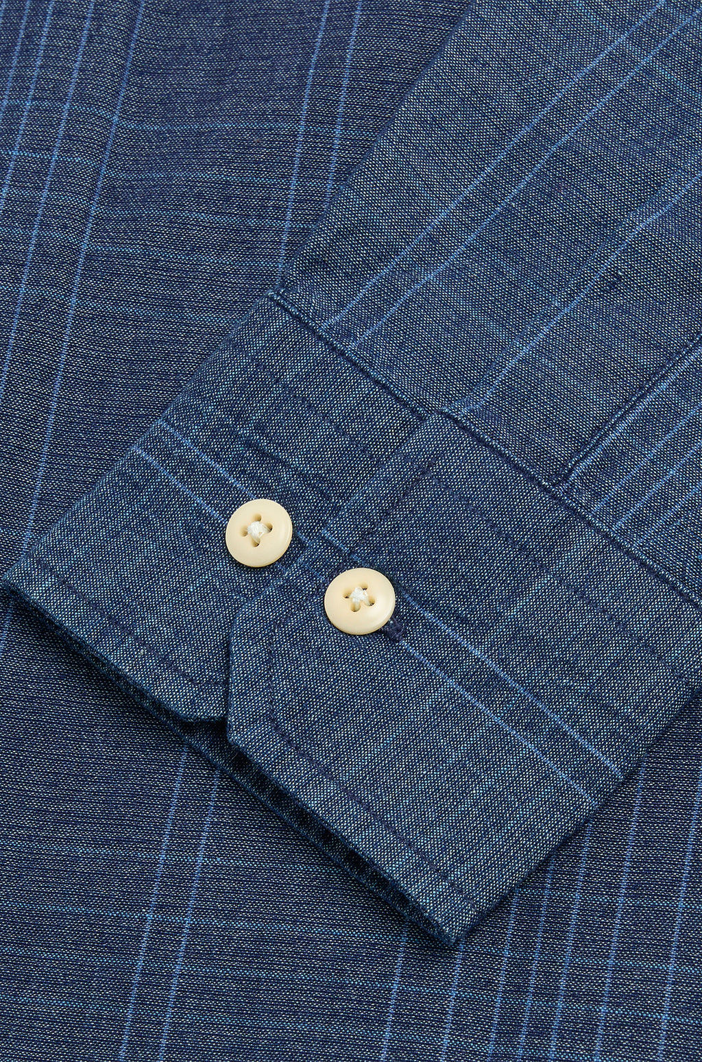 Utility Shirt - Indigo Chambray Check