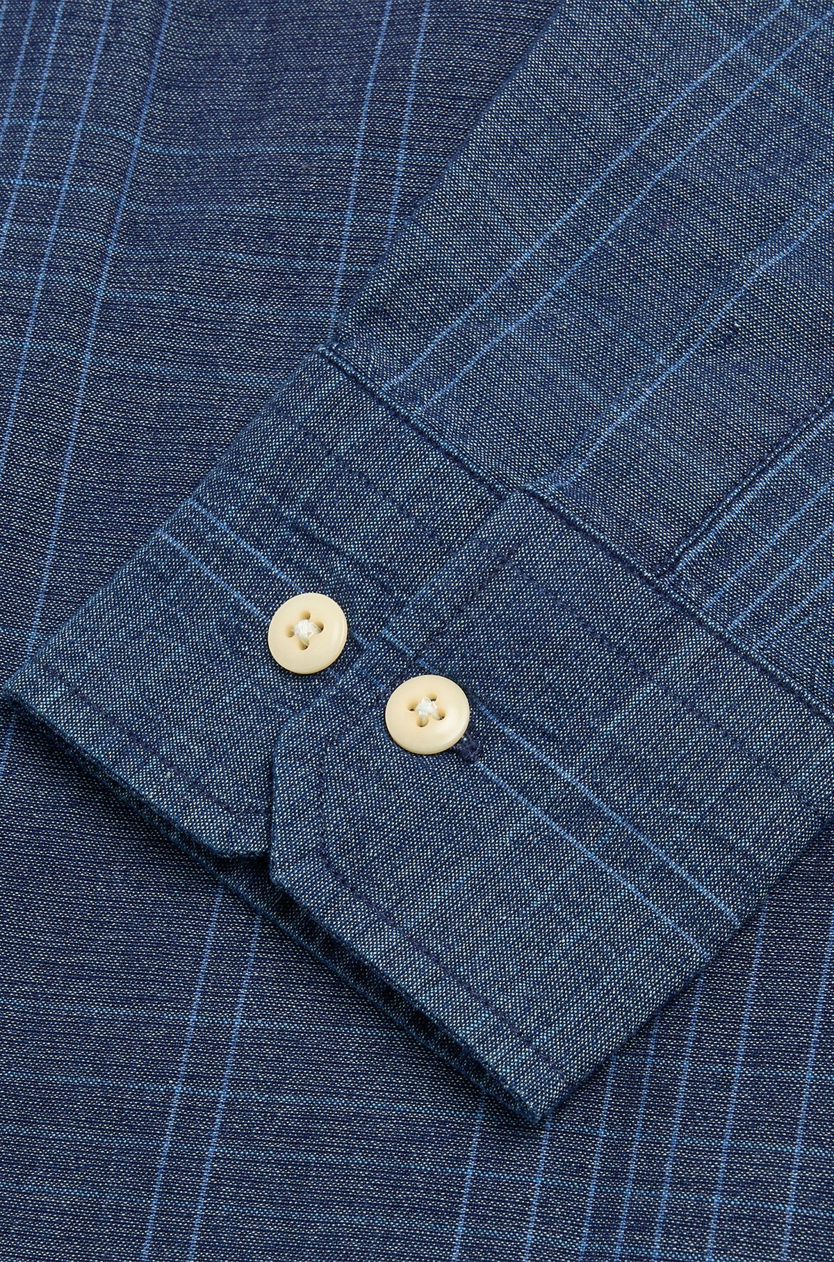 Utility Shirt - Indigo Chambray Check
