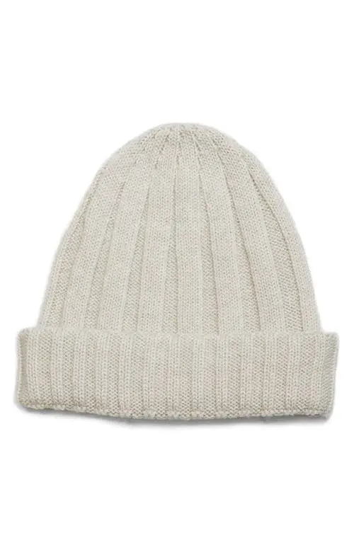 7G Wool Ribbed Beanie