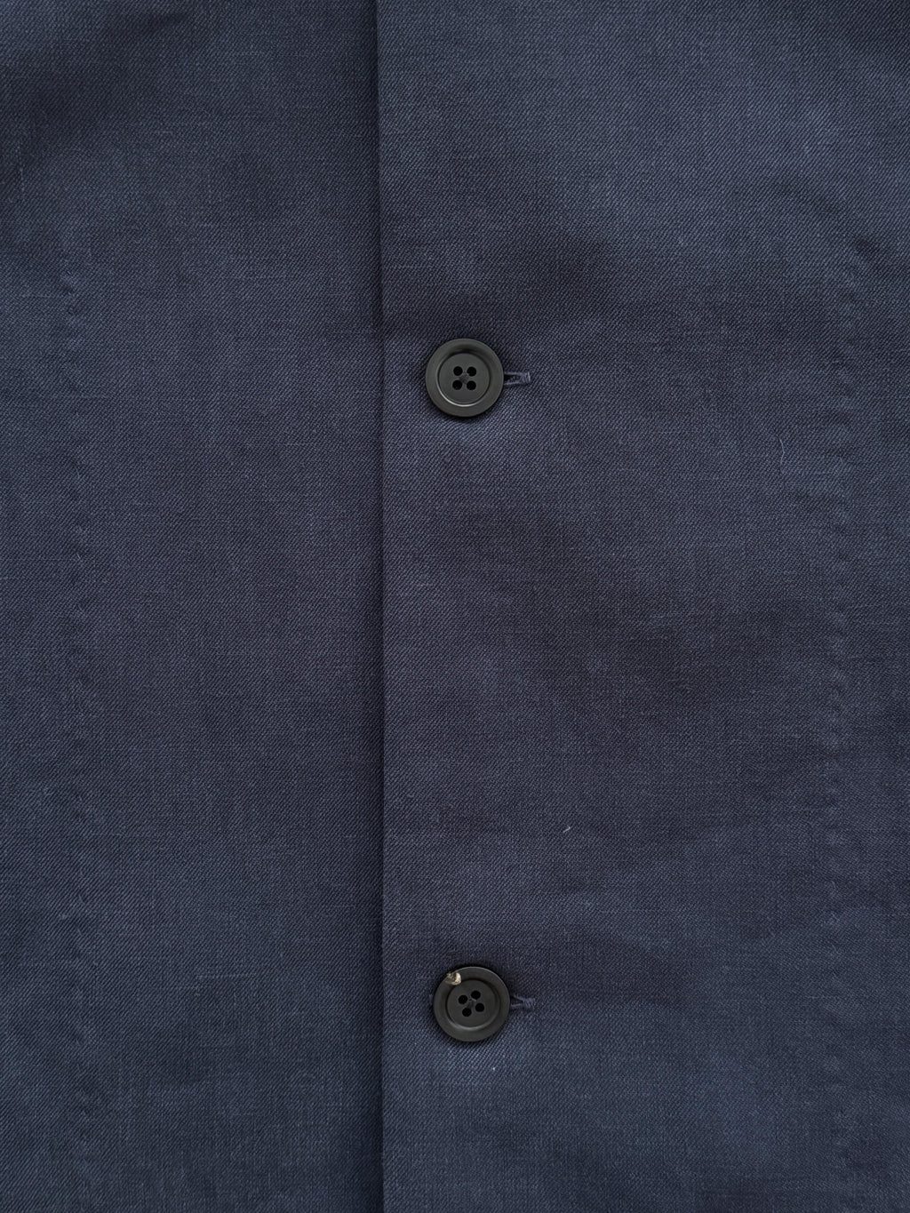 Solbiati Art du Lin Mandarin Collar Jacket - Blue