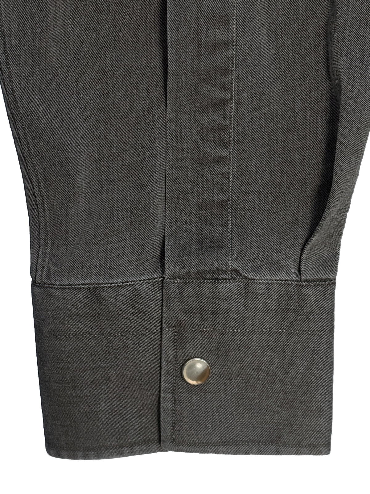 100Hands gray denim western shirt with classic Western styling