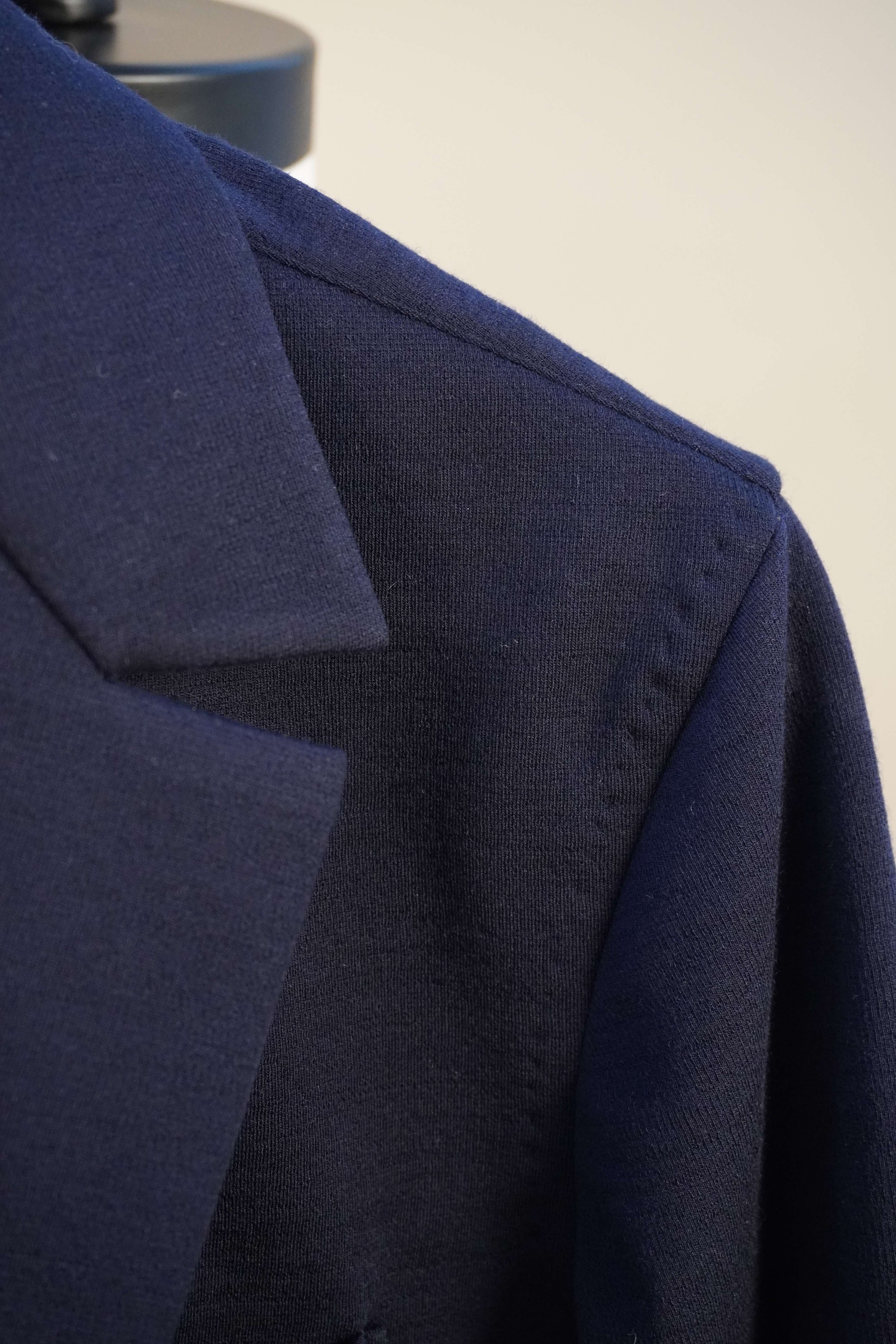 Loro Piana Wool Jersey Safari Jacket - Navy