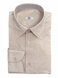 Cotton Camel Hair Stripe Shirt - Camel
