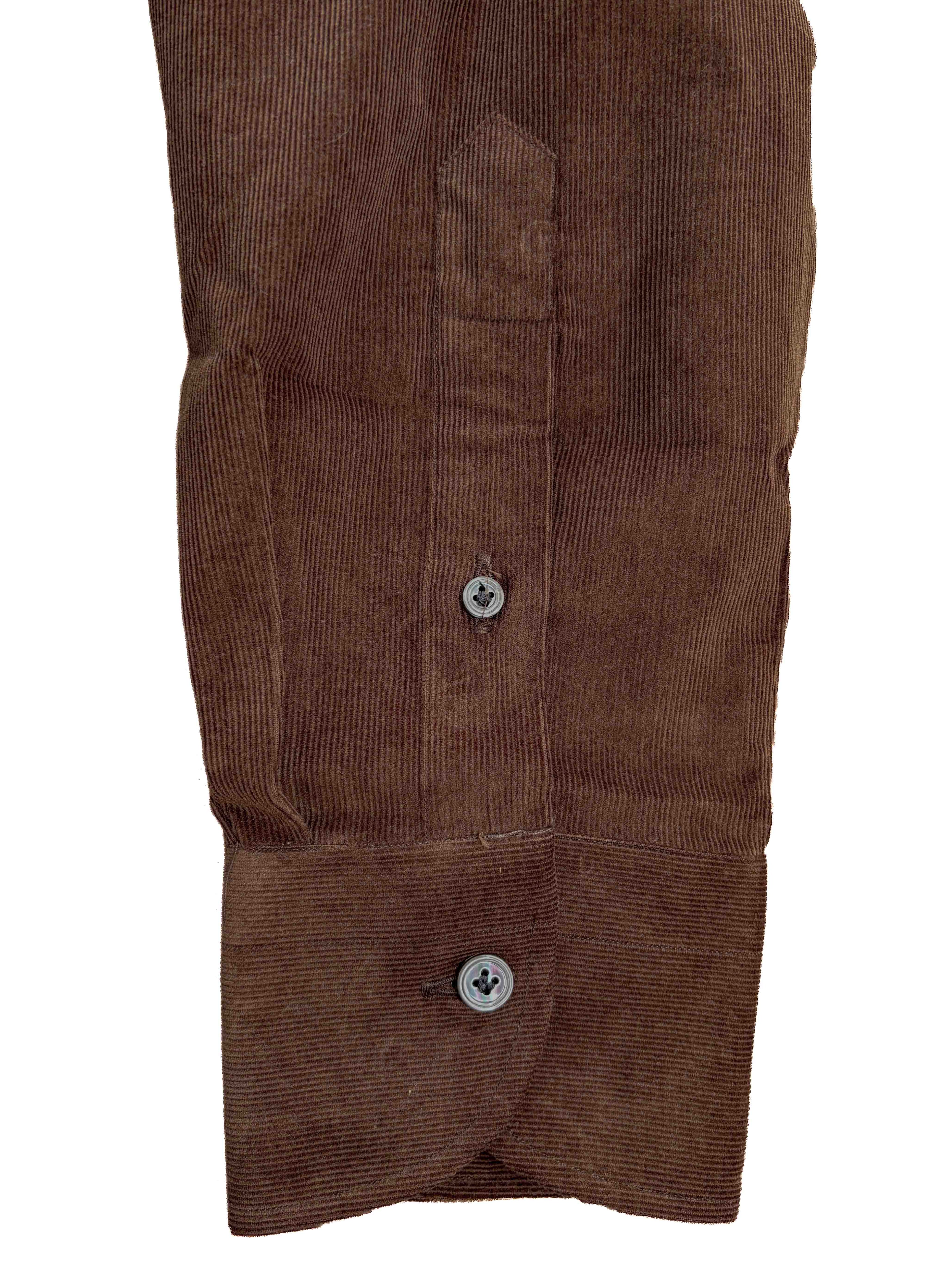 Japanese Corduroy Shirt - Dark Brown