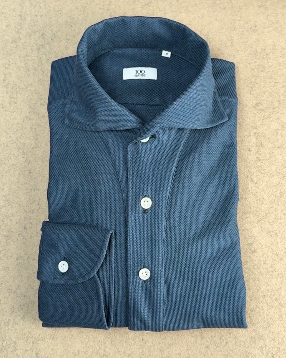 One Piece Collar Polo - Steele Blue