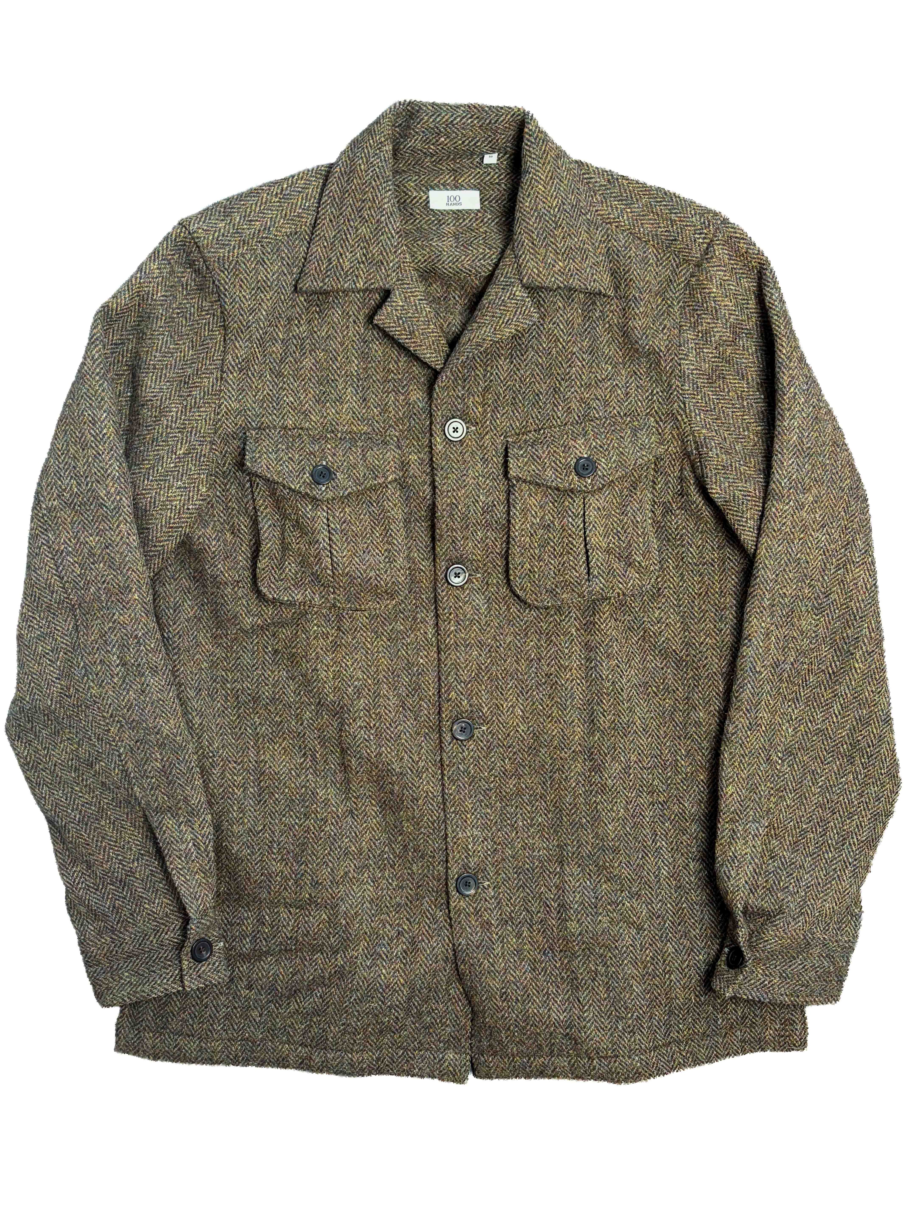 Harris Tweed Travelers Jacket - Green/Brown