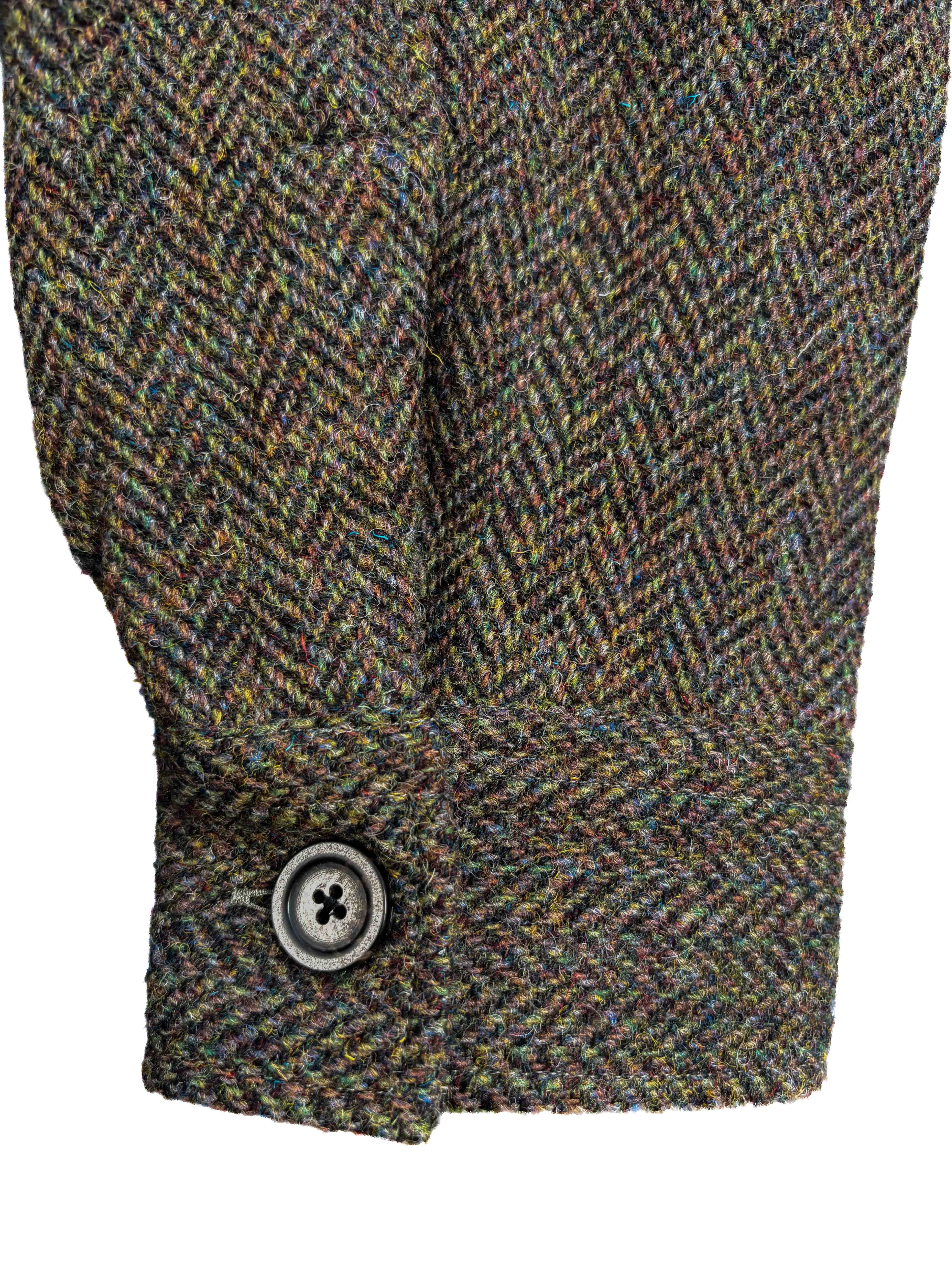 Harris Tweed Travelers Jacket - Green/Brown