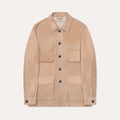 Safari Jacket - Tan Suede