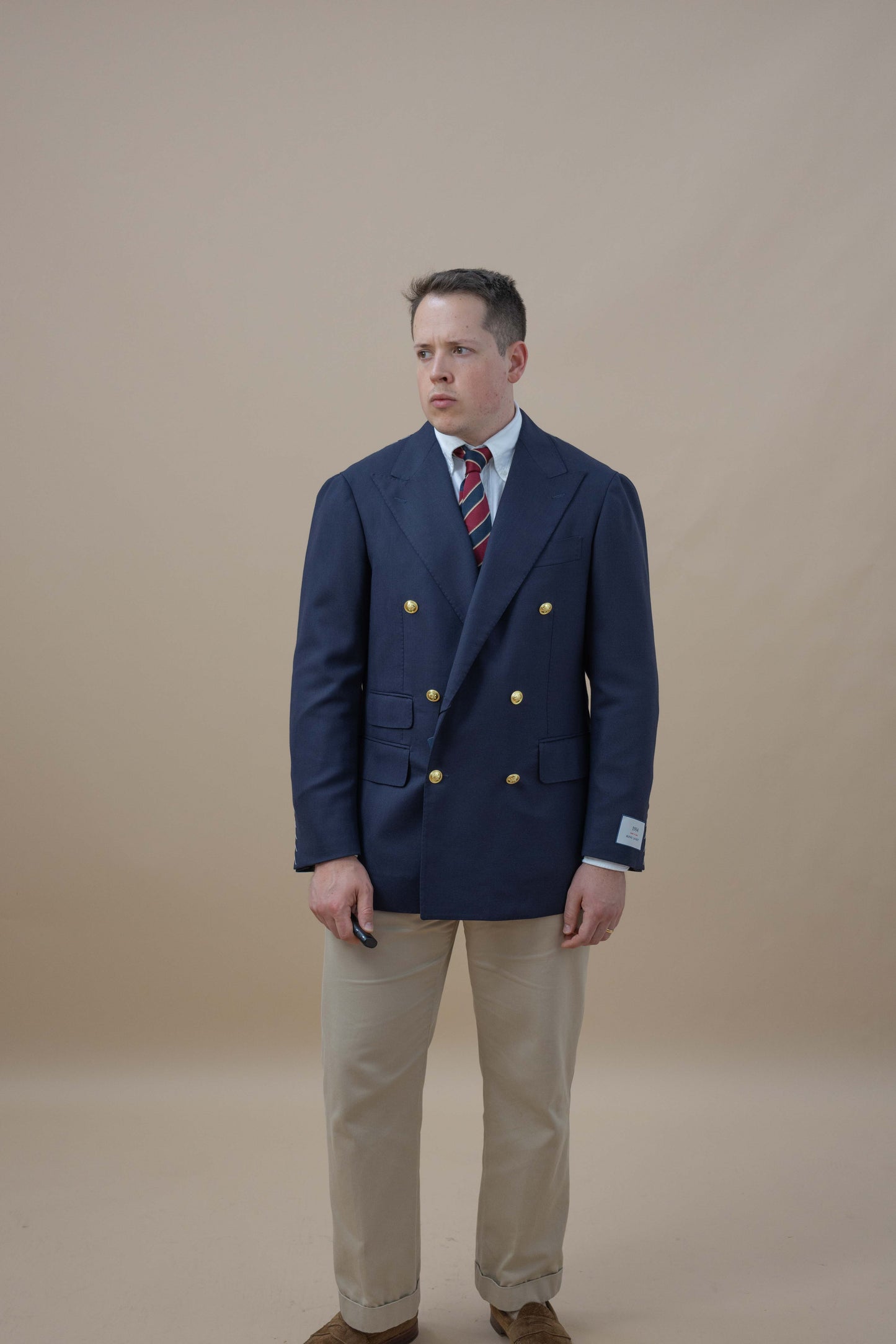 1954 Collection Double Breasted Navy Blazer
