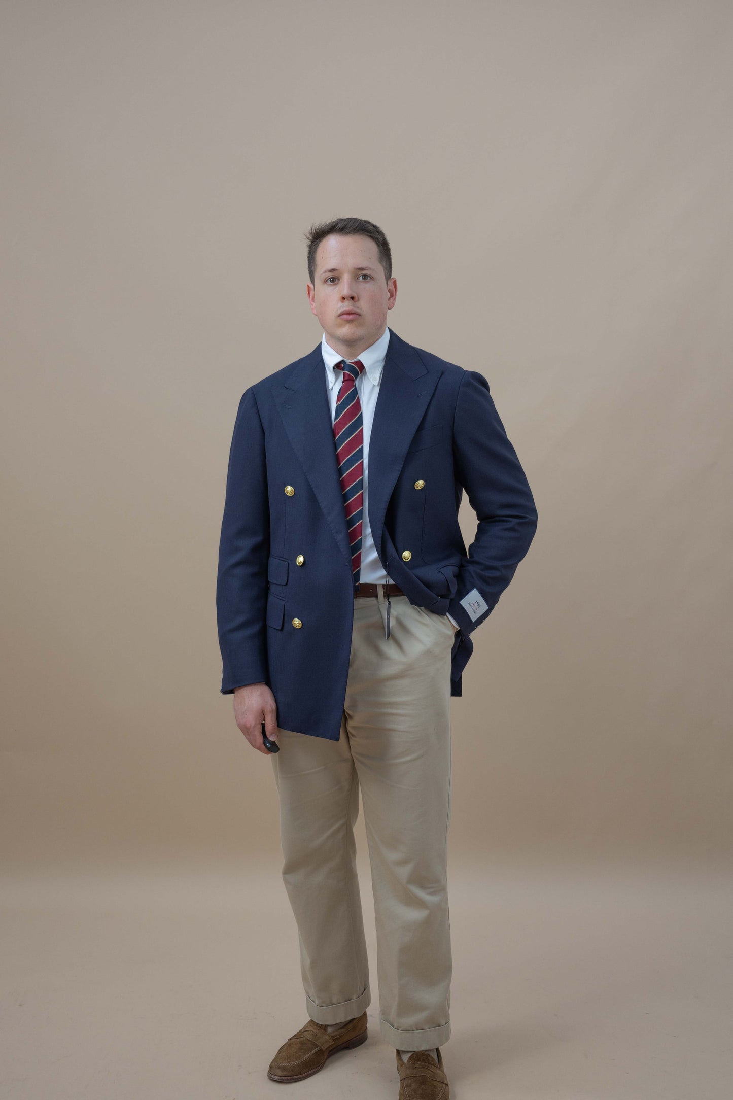 1954 Collection Double Breasted Navy Blazer