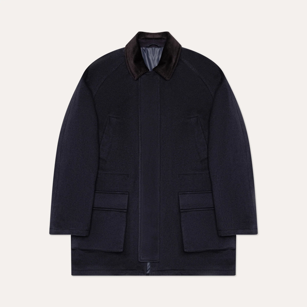 Games Coat - Navy Cashmere