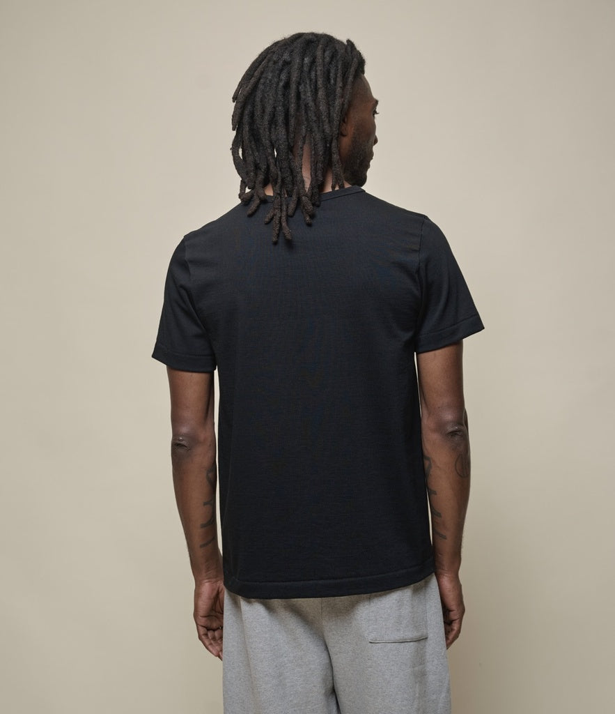 215 Loopwheeled T-Shirt - Black
