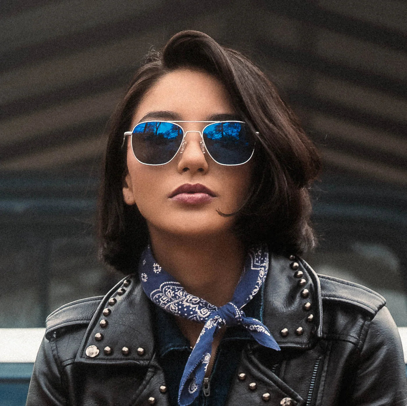Aviator - Matte Chrome & Atlantic Blue