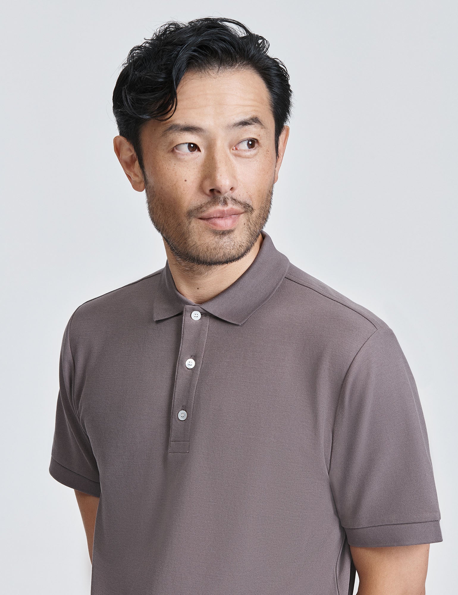 Pique Polo - Midnight Plum