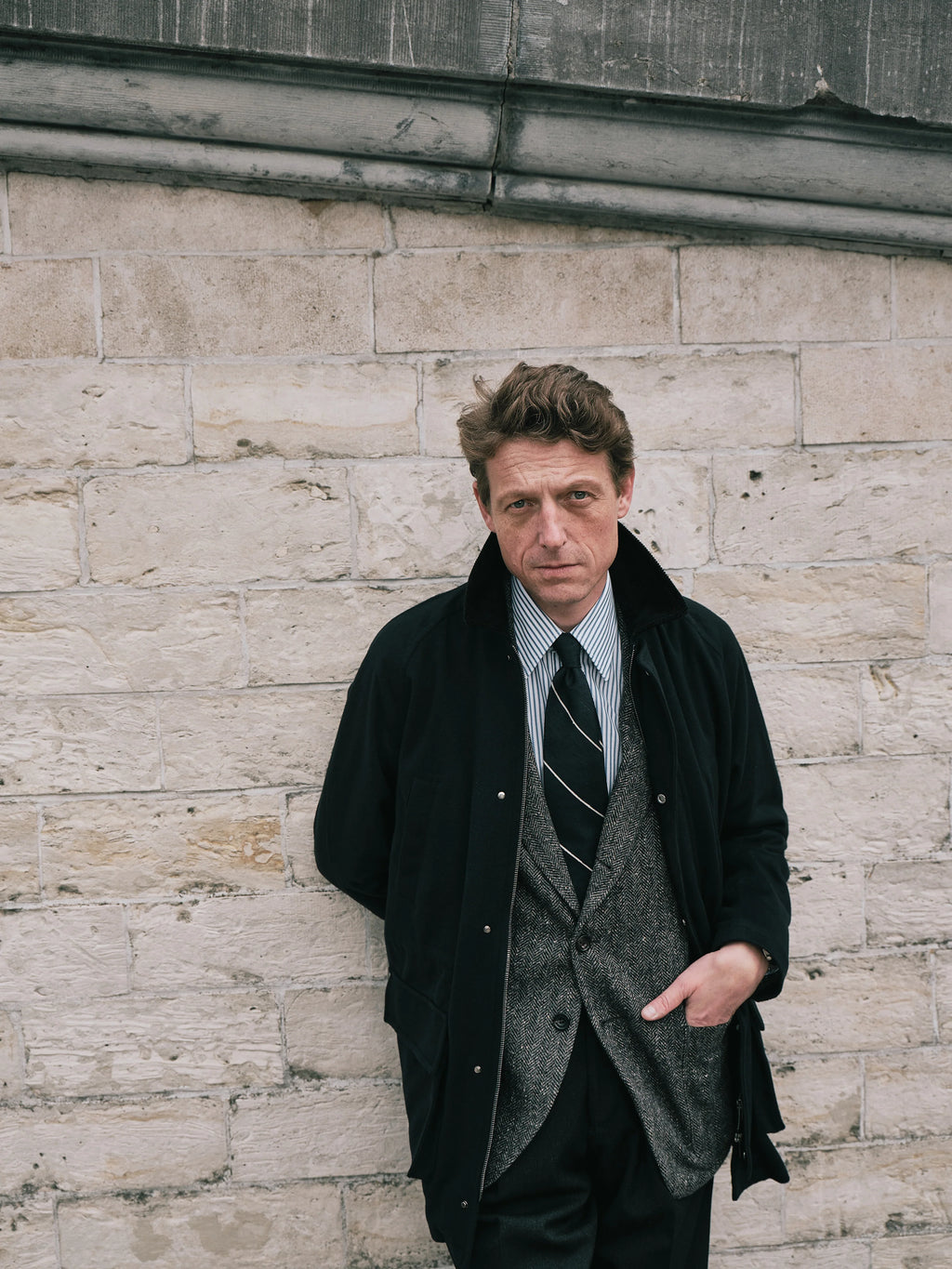 Games Coat - Navy Cashmere