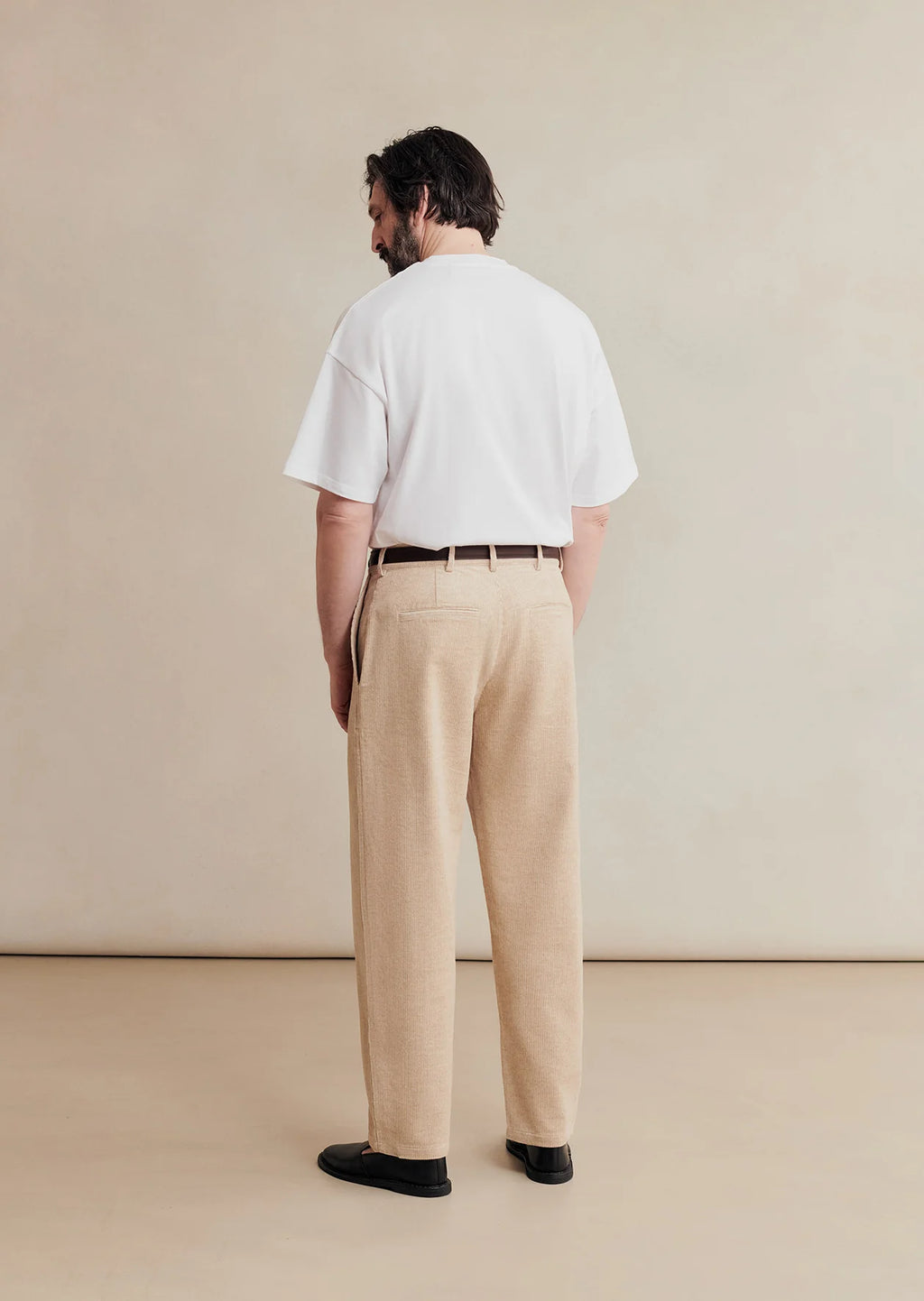 Balloon Trousers Cotton/Linen Corduroy - Undyed