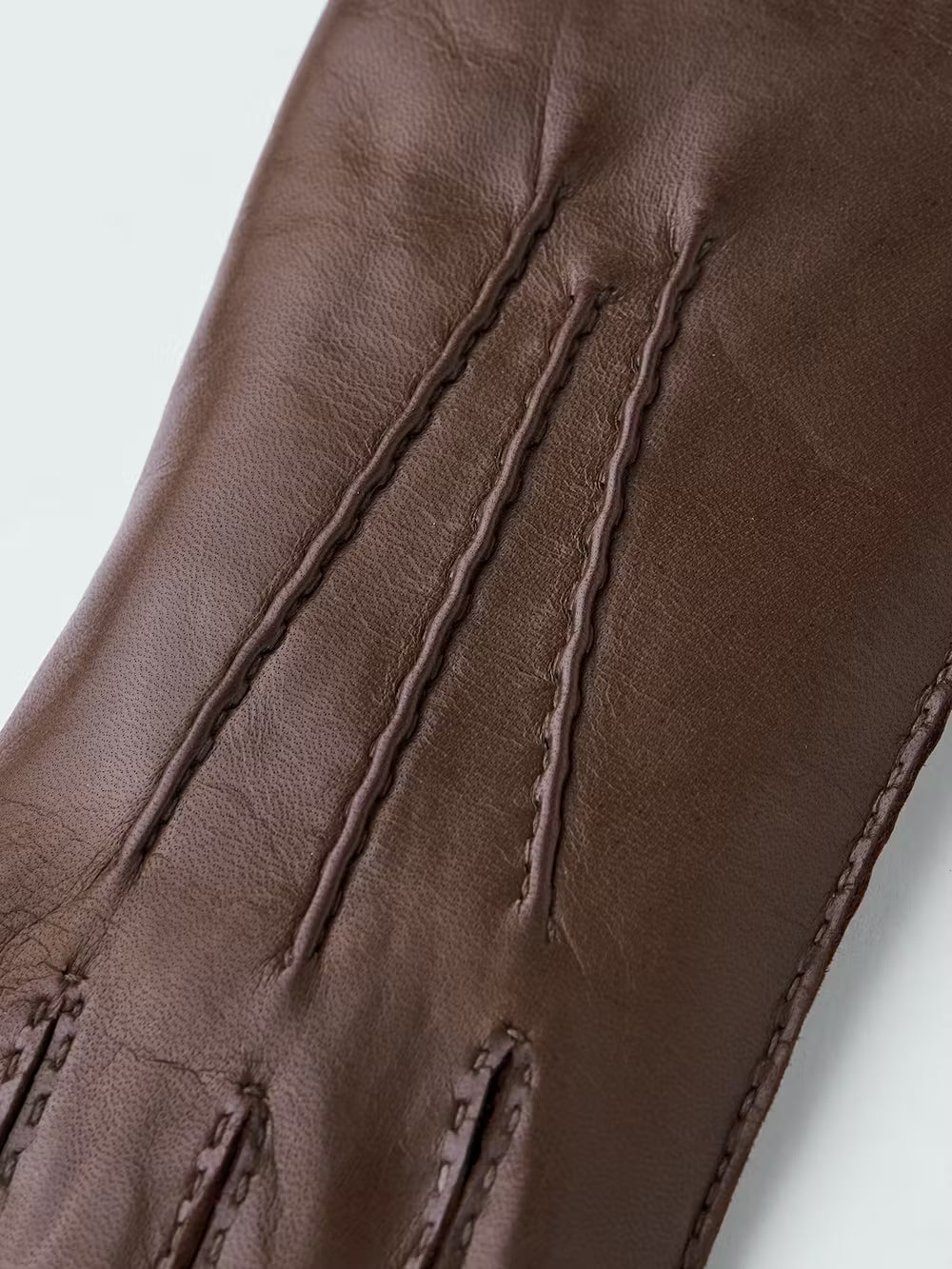 Hairsheep Handsewn Cashmere Lined Gloves - Chestnut