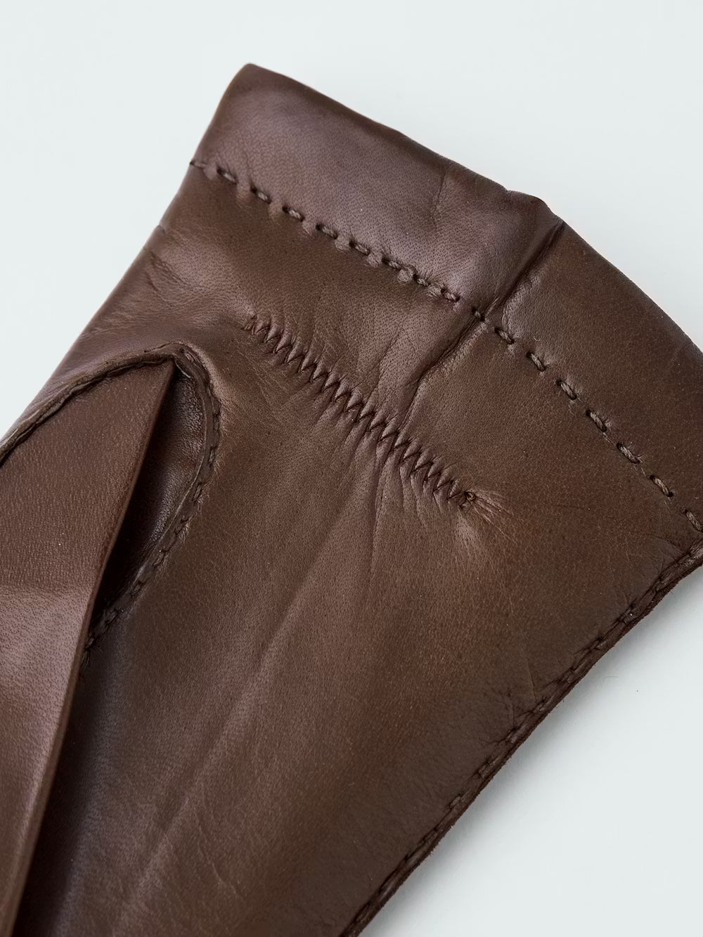 Hairsheep Handsewn Cashmere Lined Gloves - Chestnut