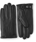 Nelson Italian Lamb Nappa Lined Gloves - Black - Old House Provisions