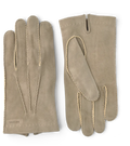 Damien Veg Tanned Chamois Unlined Gloves - Natural Gray