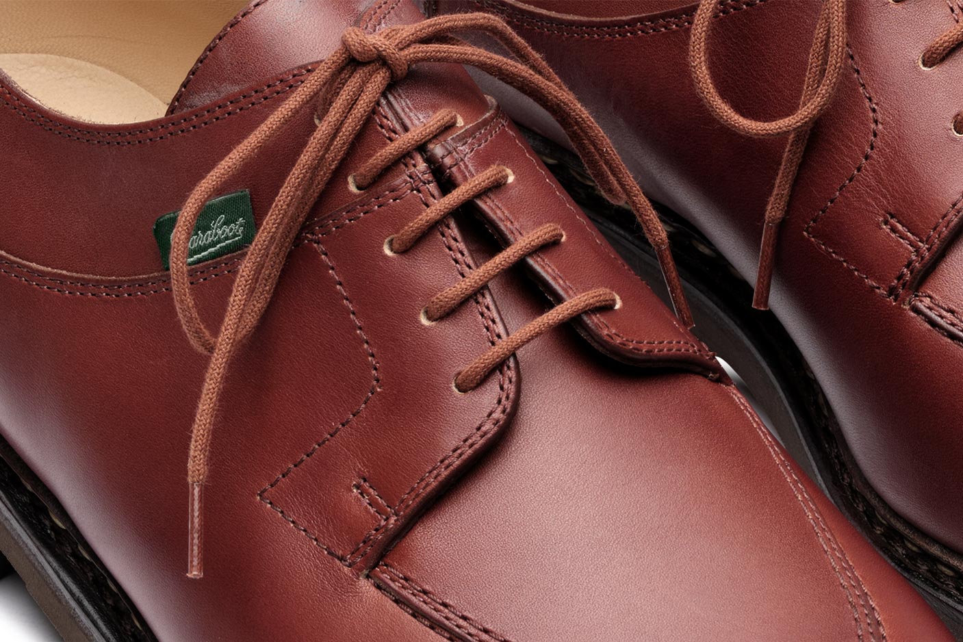 Avignon Split Toe Derby - Maroon
