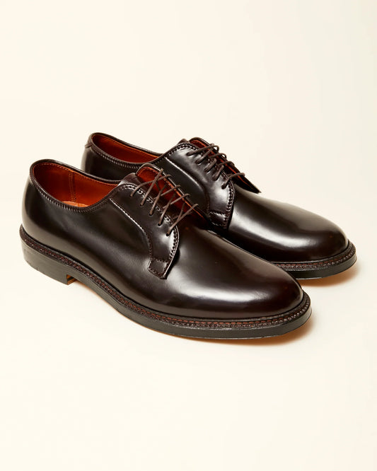 Plain Toe Blucher - Color 8 Shell Cordovan (in store only)