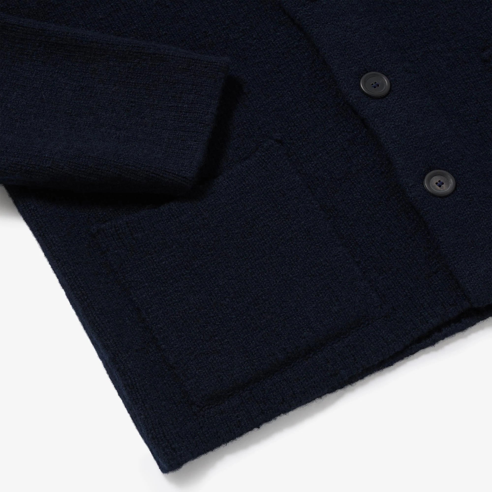 Knitted Storm Jacket - Navy