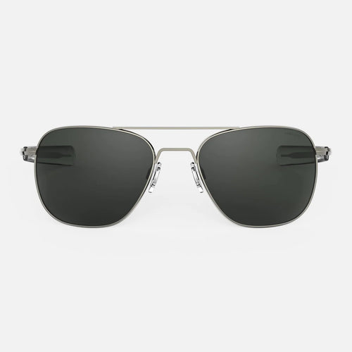 Randolph USA aviator accessories with gunmetal and American gray finishes, featuring sleek, stylish design details.