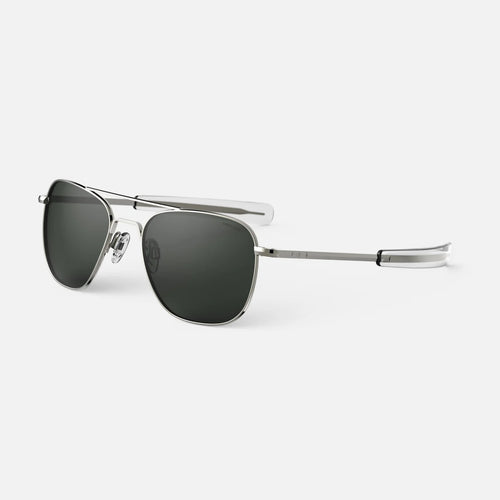 Randolph USA aviator accessories in gunmetal and American gray with sleek metal details and stylish design.