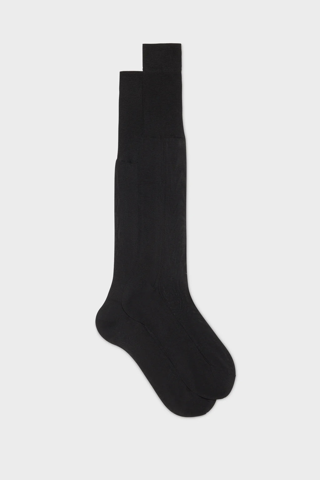 Celio Silk Socks - Black Over The Calf