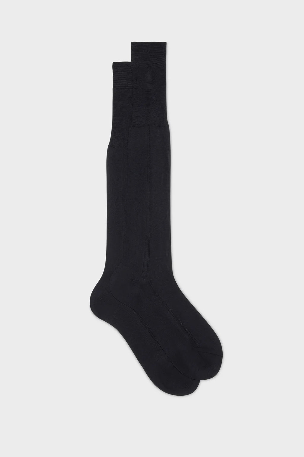 Celio Silk Socks - Navy Over The Calf