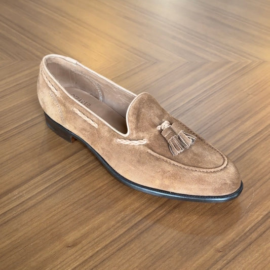 Belgravia Tassel Loafer 184 Unlined - Raw Umber Suede