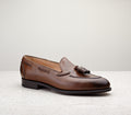Belgravia Tassel Loafer 184 - Dark Oak Antique Calfskin