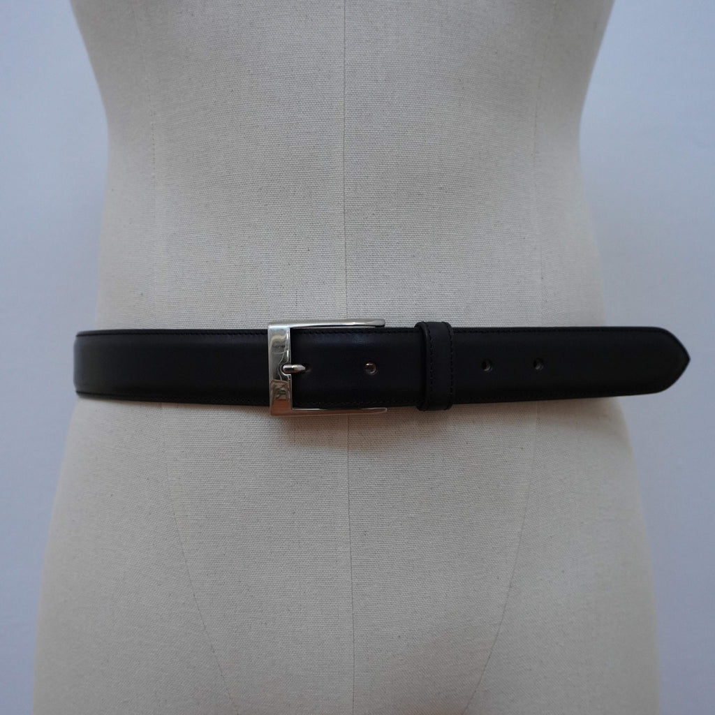 Calfskin Belt - Black, 35mm
