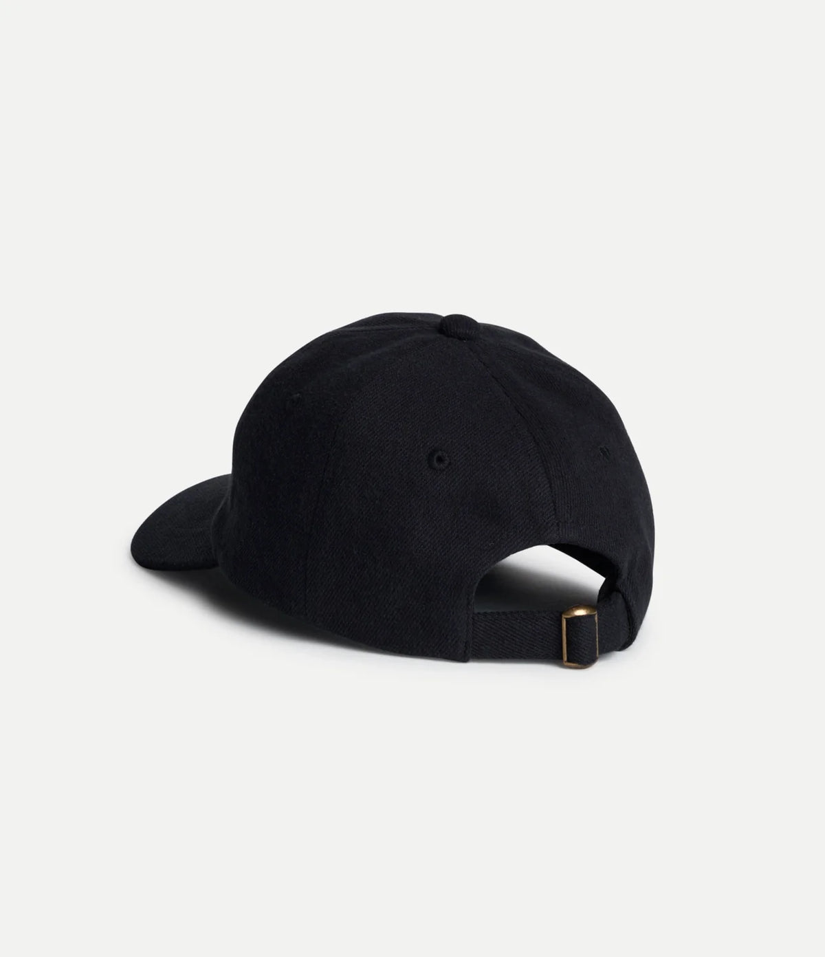 Swan Logo Heavy Cotton Twill Cap - Deep Black